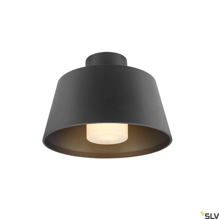 Zewnętrzna oprawa sufitowa PHOTONI czarna (1007586) - SLV