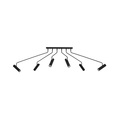 Plafon EYE SUPER BLACK VI (6505) Nowodvorski