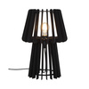 Drewniana lampa stołowa GROA Nordlux E27 40W Drzewo Czarny