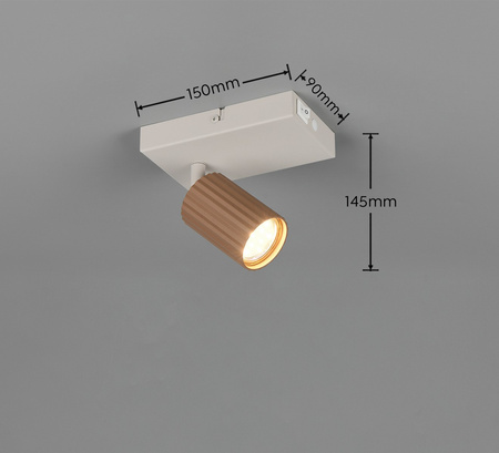 Kinkiet z wyłącznikiem SOKA (867770165) - Trio