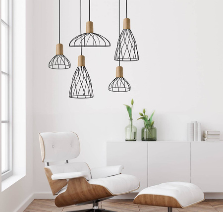 Moderno wisząca mała GU10 (LP-1221/1P S BK) - Light Prestige