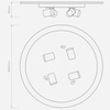 Baza Astro Ceiling Base 460 (1462003) - Astro Lighting