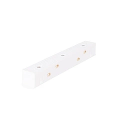 MAXLIGHT MA0019 łącznik sztywny zasilania pomiędzy dwoma szynami, biały
