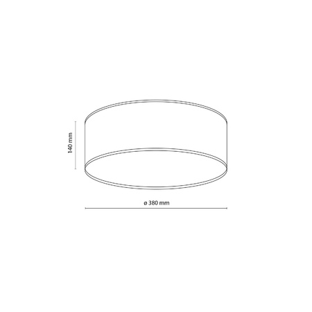 NICOLA YELLOW LAMPA SUFITOWA 4 (10154) - TK Lighting
