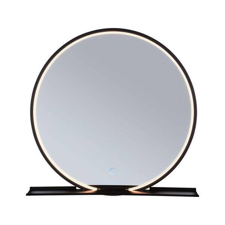 Lustro łazienkowe z półką MIRO LED DIM IP44 czarny Ø 50 (PL71090) - PAULMANN