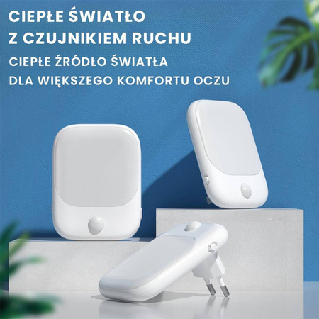 Lampka Wtykowa Pati 2700K + PIR (EKW1440) - Eko-Light