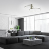 LED CEILING LAMP 60W 3000K ALUMINUM EAGLERISE DRIVER  GREY (20159 Zambelis) - Zambelis