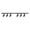 Zestaw Oprawa Pipe Ring Track Czarny 6xGU10 2m (ML2085) - Milagro