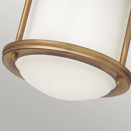 Lampa sufitowa Hadrian - Szczotkowany brąz (QN-HADRIAN-MINI-F-BR-OPAL) - Quintiesse