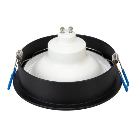 Oprawa podtynkowa Redondo Czarny 1xAR111 GU10 (ML1076) - Milagro