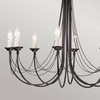 Żyrandol Carisbrooke (CB8-BLACK) - Elstead Lighting