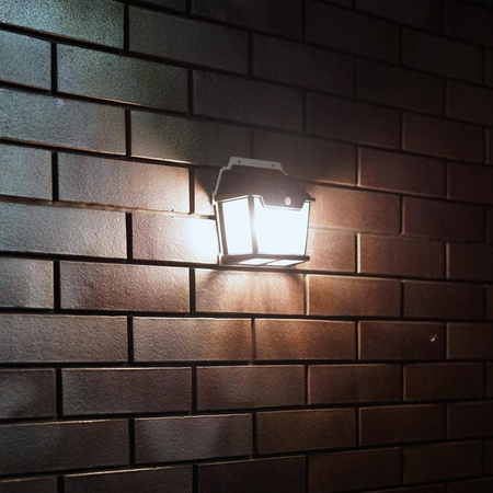 Kinkiet Solarny z czujnikiem ruchu Filo Podwójny 3000K (EKO0731) - Eko-Light