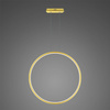 Lampa wisząca Ledowe okręgi No.1 X Φ100 cm in 3k złota ściemnialna  Altavola Design (LA073/X_100_in_3k_gold_dimm) - ALTAVOLA DESIGN