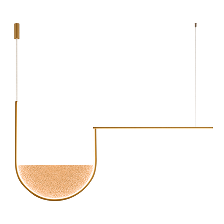 PENDANT LED LIGHT 35W 3000K,4000K GOLD-CHAMPAGNE (23171 Zambelis) - Zambelis