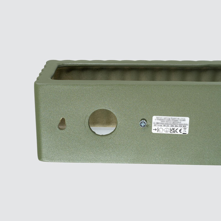 Kinkiet ceramiczny RIGATA zielony oliwkowy (SL.1888) - Sollux Lighting