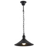 lampa wisząca 1 pł. ERBA  czarny 1 x E27/60W ARGON 631 - żyrandol