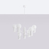 Żyrandol sześcioramienny HALO 6 biały (SL.1829) - Sollux Lighting