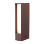 OUTDOOR BOLLARD LIGHT LED 6W RUSTY BROWN (E256 Zambelis) - Zambelis