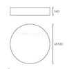 Lampa sufitowa, plafon BOL &#216;70cm (15-4924-BY-M1) Leds-C4