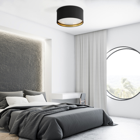 BILBAO BLACK/GOLD LAMPA SUFITOWA 4 PŁ 450 (3376) - TK Lighting