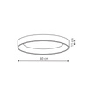Plafon Georgia LED biały (LP-049/1C WH CCT) - Light Prestige