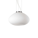 Lampa wisząca PLISSE' Chrom (PLISSE'_SP1_D35_CROMO) - Ideal Lux