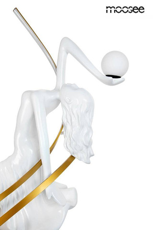 Designerska lampa podłogowa z pilotem zmiany barwy DANCING QUEEN (MSE1501100428) - Moosee