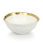 KARE miska BELL 15 cm biało-złota (60501) - Kare Design