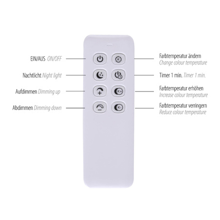 PALMA LAMPA WISZĄCA DREWNO/CZARNY (2625-79) - Paul Neuhaus