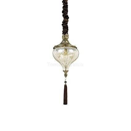 Lampa wisząca HAREM SP1 kol. brązowy (115979) Ideal Lux - żyrandol