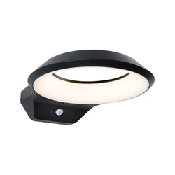 Oprawa elewacyjna ANELA LED PIR 12.5W 700lm 3000K IP44 230V antracyt aluminium (PL94836) - PAULMANN