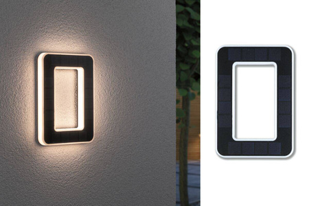 Outdoor Solar numer domu 0 3000K IP44 Wymienny akumulator (PL79851) - PAULMANN