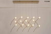 Lampa wisząca TULIPPE 14 LINE złota (MSE1501100169) - Moosee