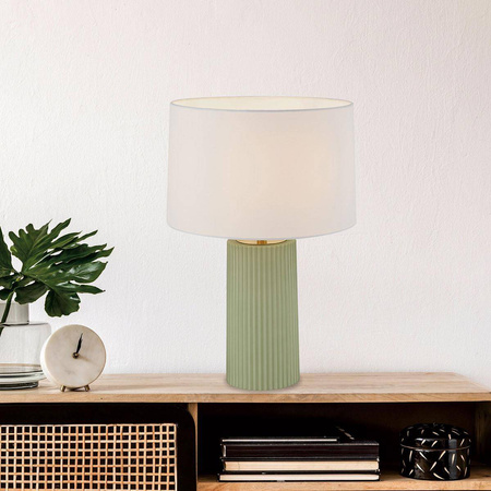 Szklana lampa stołowa Tokio 1xE27  (LP-787/1T miętowa) - Light Prestige