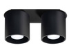 Plafon ORBIS 2 czarny (SL.0054) - Sollux