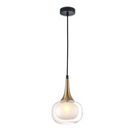 Lampa wisząca Konila  (PND-99709-1-BRO-CL) - Italux