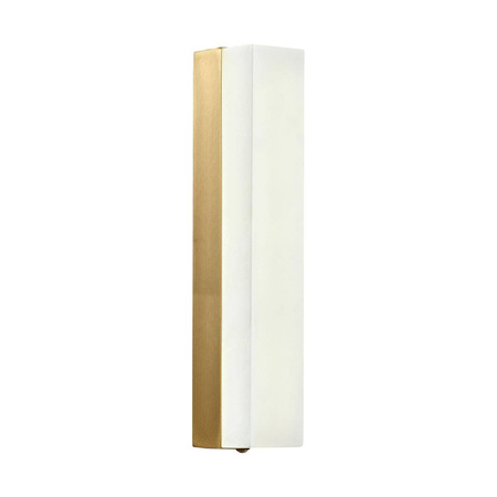 Lampa ścienna BLOCK biały marmur i mosiądz 40 cm (ST-3390) - Step into Design