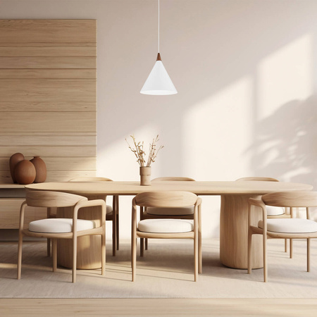 Wisząca lampa w stylu skandynawskim, nad stół KEGEL L (8631) - Argon