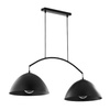 Lampa wisząca FARO czarna 2 PŁ (6008) - TK Lighting