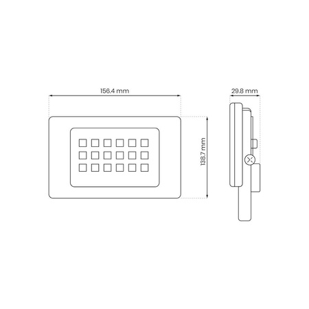 Naświetlacz LED 30W 4000K (EKN1621) - Eko-Light