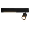 Lampa Sufitowa Magnet 9W+1xGU10 3000/4000K Czarny (ML1130) - Milagro