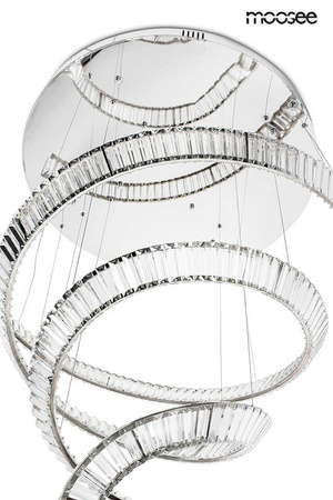 Lampa wisząca WAVE CORDON 2B chrom (MSE1501100194) - Moosee