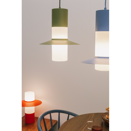 CAPONIO A niebieska sufitowa lampa wisząca (CPA199P0) - Ummo