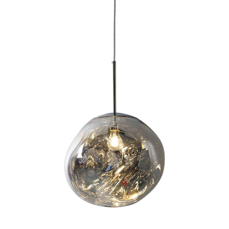 Lampa wisząca GLAM L srebrna 38 cm (MP-1239-380 chrome) - Step into Design