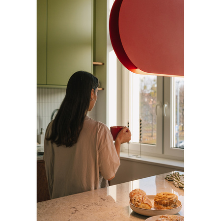 MALUMI A czerwonopomarańczowa sufitowa lampa wisząca (MLA61212P2) - Ummo