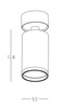 CEILING MOVABLE SPOT 1XGU10 WHITE (S123 Zambelis) - Zambelis