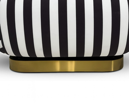 MaMaison fotel obrotowy AZURE biały / czarny (MM001501100350) - MaMaison