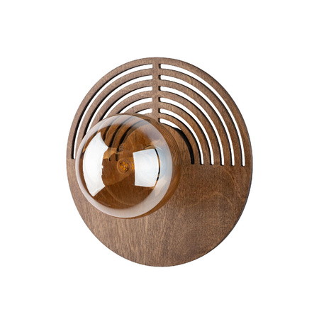 Drewniany kinkiet LUNAR WOOD 1XG9  250 (11013) - TK Lighting