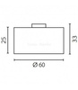 Plafon ONDE 60 (67835 - Ramko)