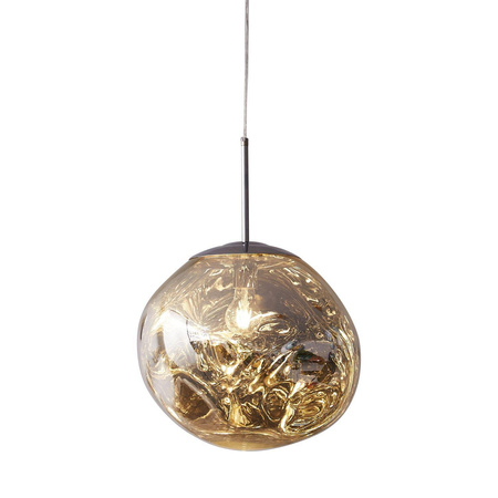Lampa wisząca GLAM M złota 28 cm (MP-1239-280 chrome) - Step into Design